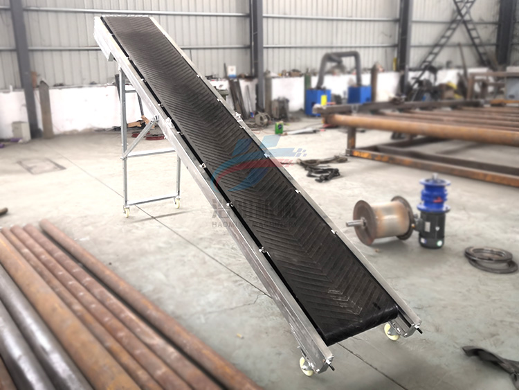 粮贩下乡收粮折叠皮带机