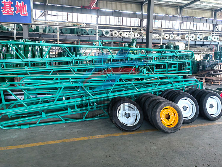 发货时将输送机拆开